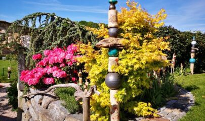 Elixhausen Keramik im Garten