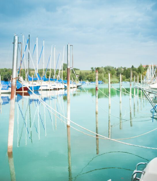 Neumarkt Malerische Ostbucht mit Yachthafen